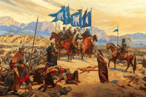  La Batalla de Manzikert: Un Vívido Relato de la Historia en Miniatura!